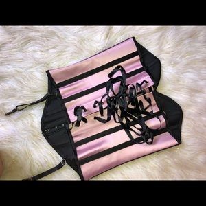 Lace up pink corset